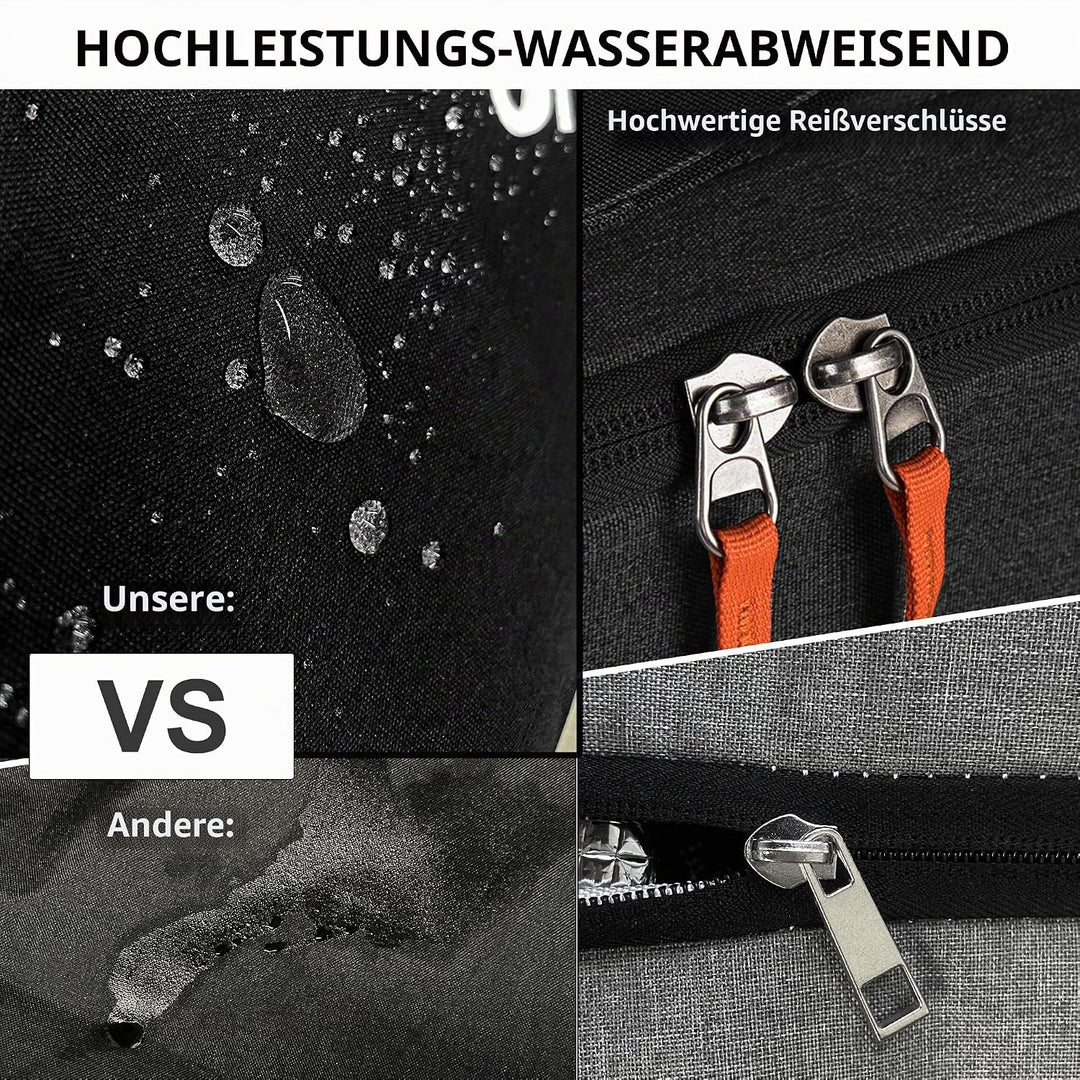 Unigear Skitasche Doppelt gepolstert, Snowboardtasche, Langlauf-Ski-Tasche für 1 – 2 Paar Ski 165/17