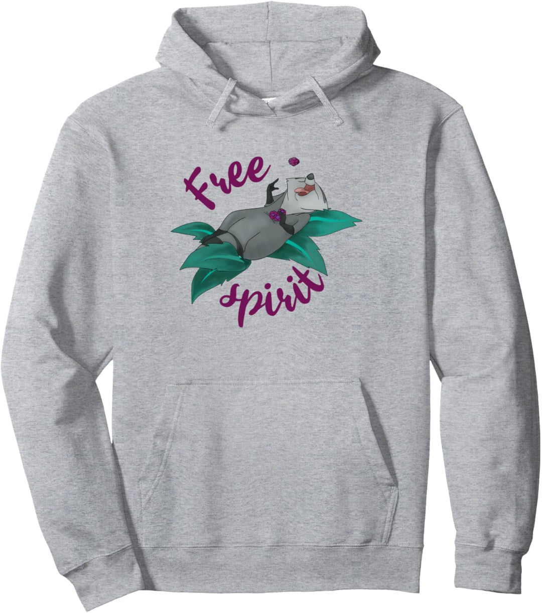 Disney Pocahontas Meeko Free Spirit Pocket Pullover Hoodie