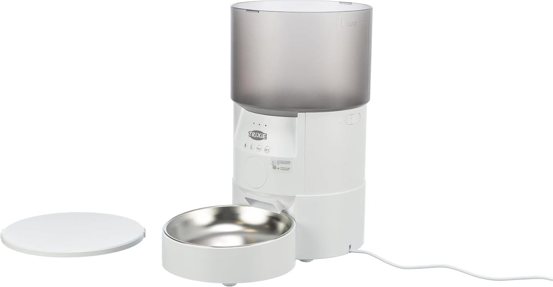 TRIXIE Futterautomat TX-S Smart 3.0L für Hunde & Katzen – programmier- und steuerbarer Futterspender