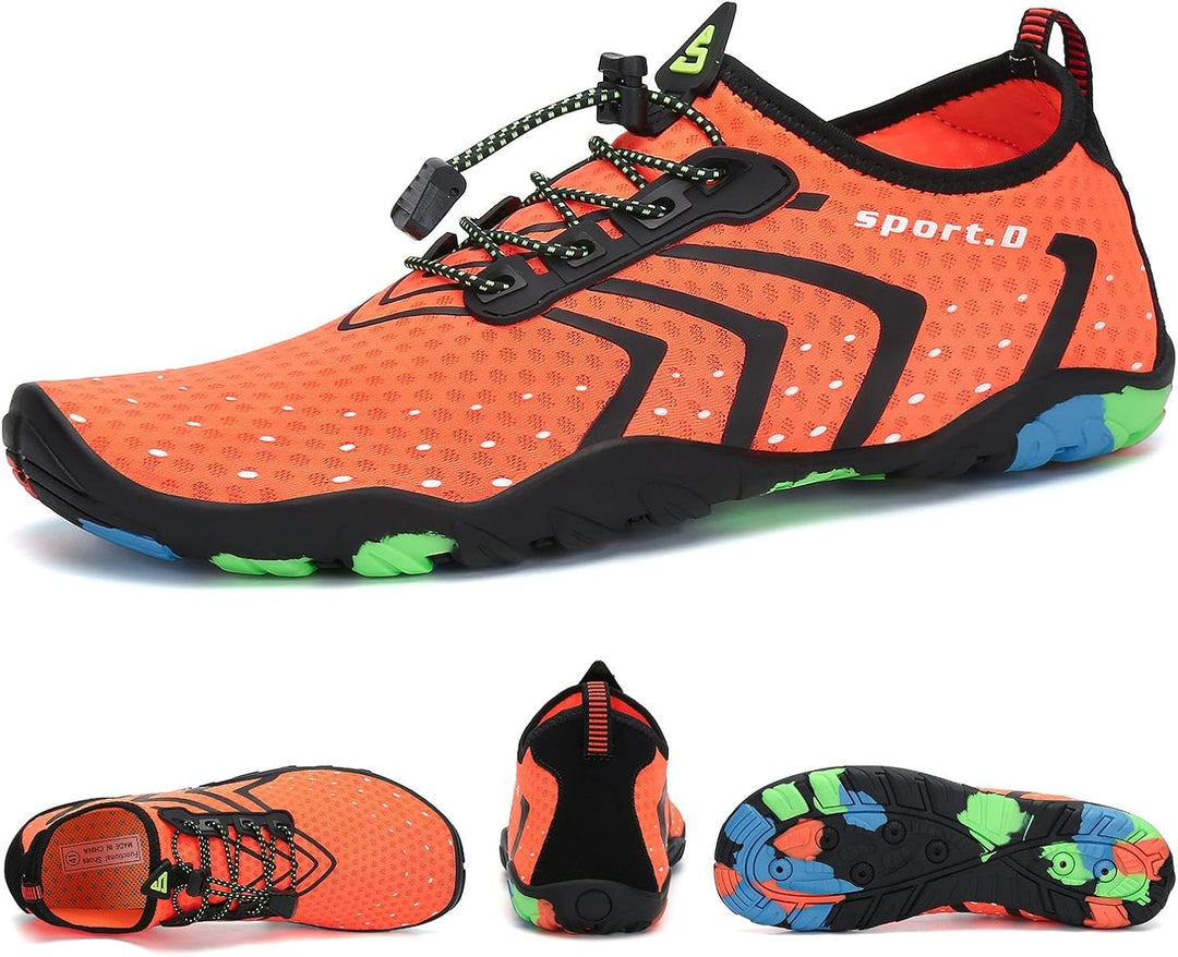 SAGUARO Badeschuhe Damen Herren Wasserschuhe Aquaschuhe Barfuss Schuhe Schnell Trocknend Strandschuh
