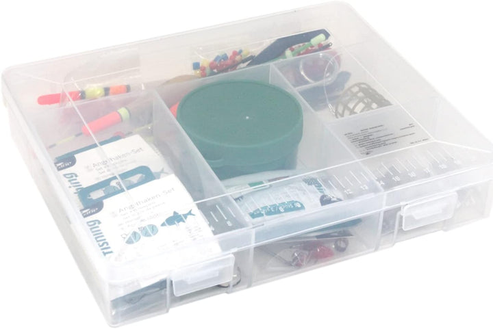 Vario Karpfen Combo Angelset | 3m XXL Komplettset mit Tasche + Anglerstuhl + Köderboxen + Zubehör fü