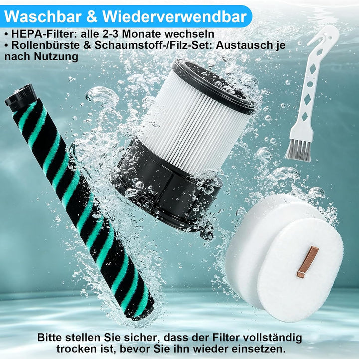 Filter für Shark PowerDetect Akku Staubsauger IP3225EUT IP3251EUT IP3253EUT IP1251EUT: 1 Soft-Bürste