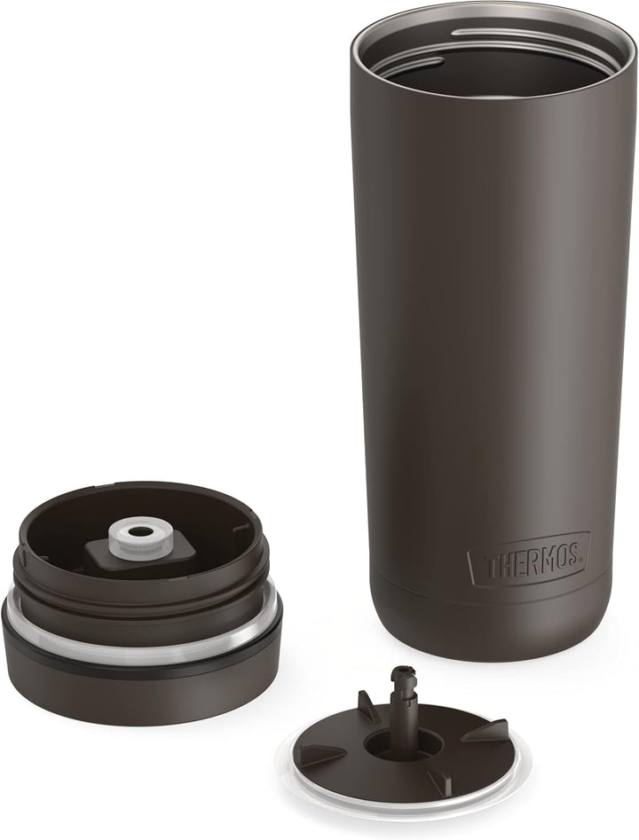 THERMOS Alta Series Edelstahl-Becher, 510 ml, Espresso-Schwarz 18 Ounce Espresso Schwarz, 18 Ounce E
