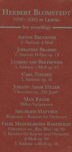Blomstedt 1998-2005 in Leipzig, Audio-CD