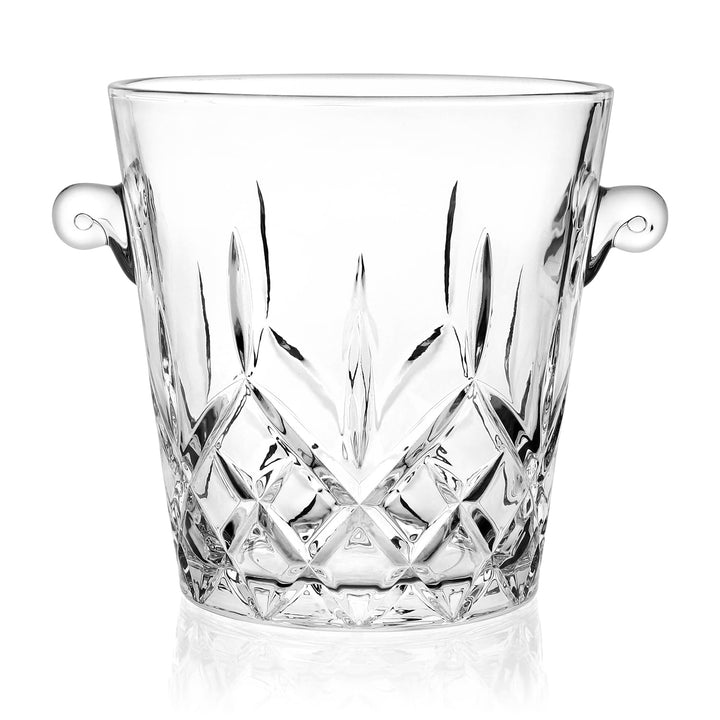 Eiskübel für Partys, klares Glas, 2 Liter, für Getränke und Partys, Lebensmittelqualität, perfekt fü
