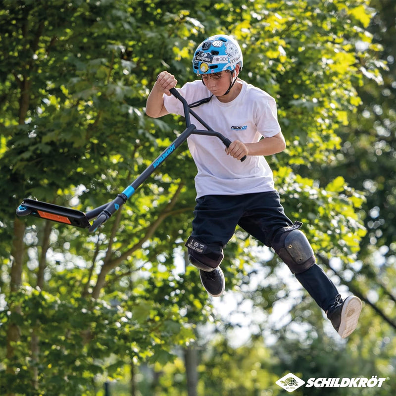 Schildkröt Stunt Scooter Untwist, wertiger Stuntscooter mit Alu-Felge, 100 mm PU Räder, für tolle Tr