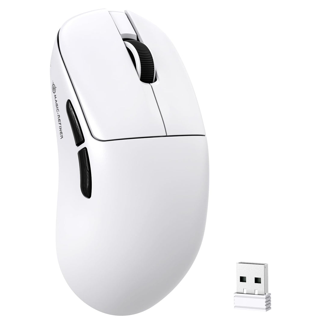 ZIYOU LANG×MAGIC-REFINER AJ199 Kabellose Gaming Maus Leicht, 49g Tri-Modus 2.4G/BT/Kabel, PixArt PAW