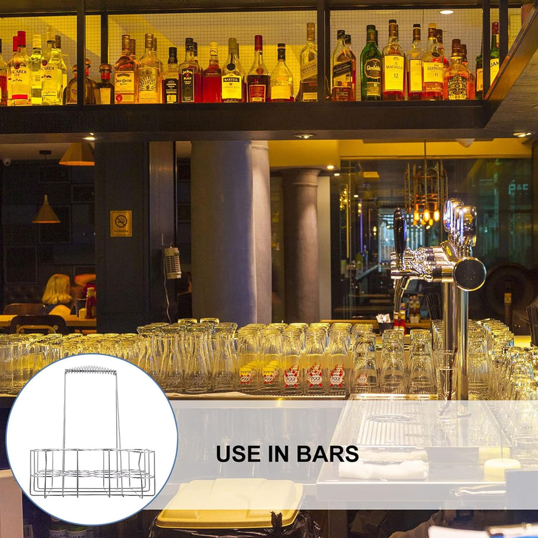 Metall Flaschenkorb Flaschenträger Bierträger Flaschenhalter Flaschen Tragekorb Getränkekorb Bierfla