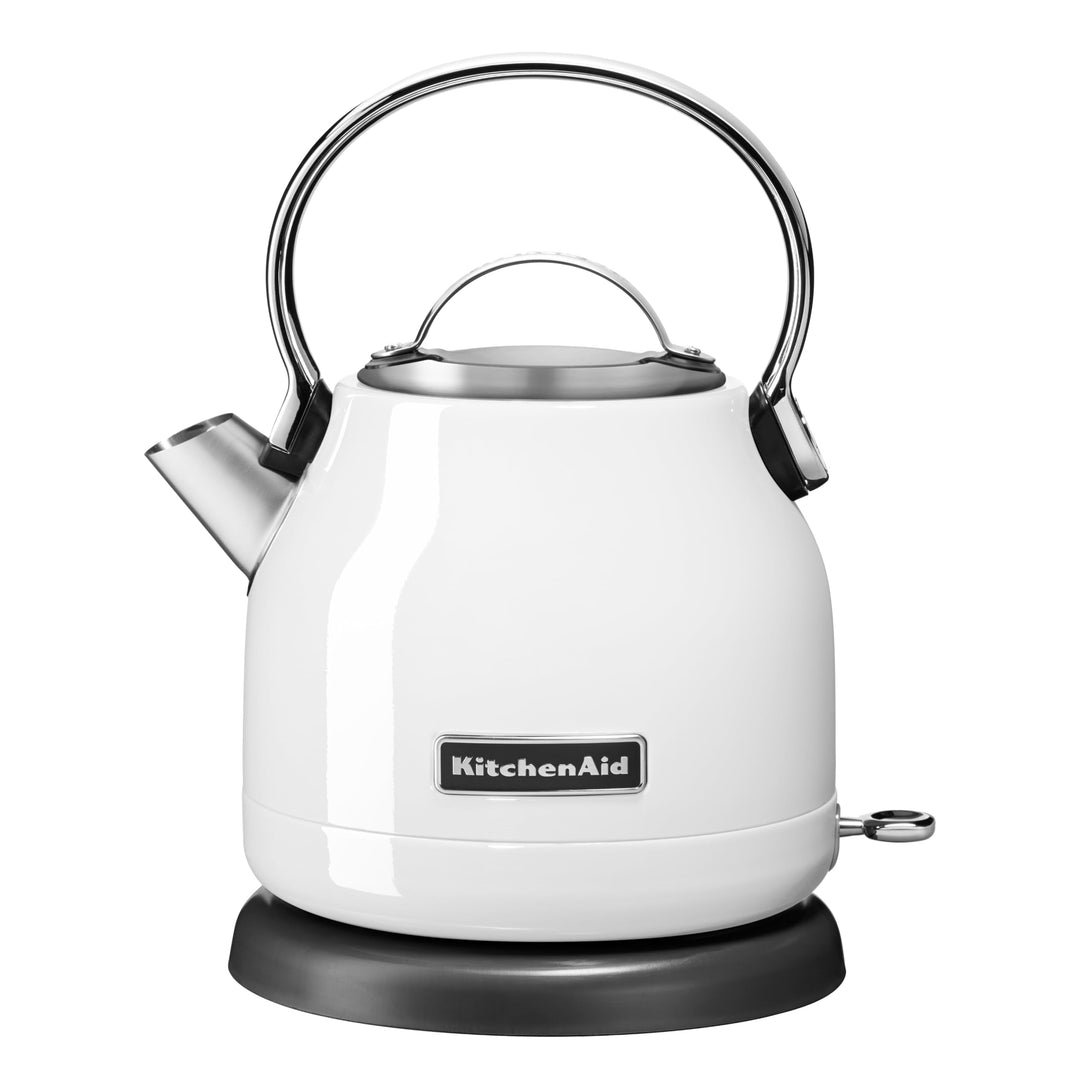 KitchenAid CLASSIC Wasserkocher mit 1,25 L Fassungsvermögen, 1.25 L, weiss, Weiss