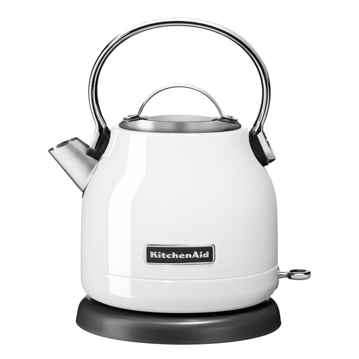 KitchenAid CLASSIC Wasserkocher mit 1,25 L Fassungsvermögen, 1.25 L, weiss, Weiss