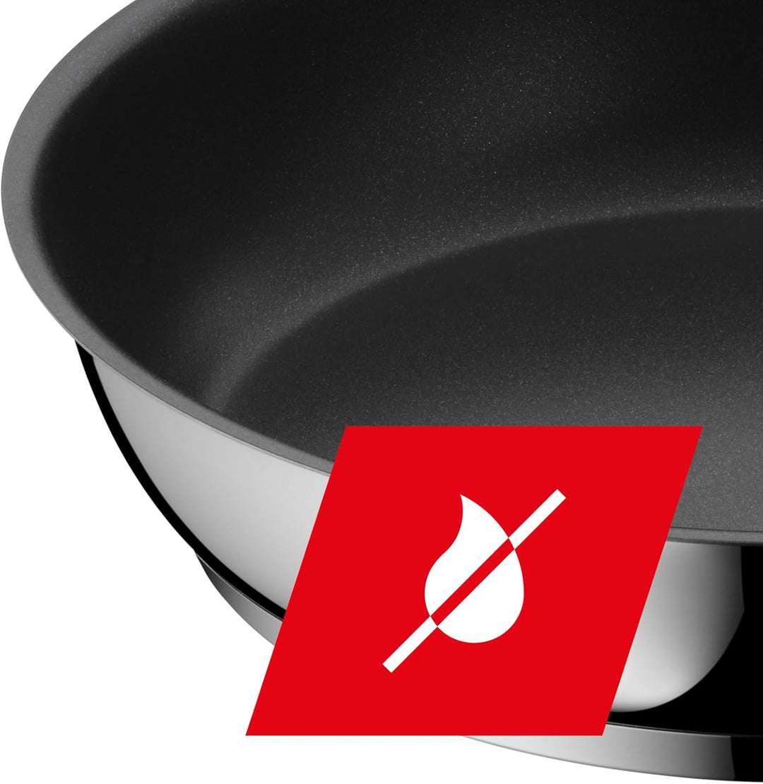 Silit Domus Pfannenset Induktion 2-teilig, Bratpfanne hoch 24, 28 cm, Induktion, Edelstahl beschicht