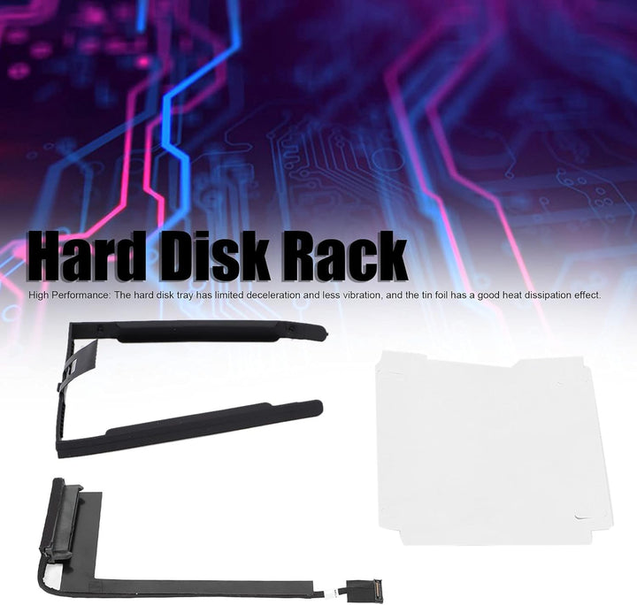 Annadue 2,5-Zoll-SATA-Festplattenrack, Festplattenfach Zinnfolienpapier-Set für Thinkpad P50 P51, Fe