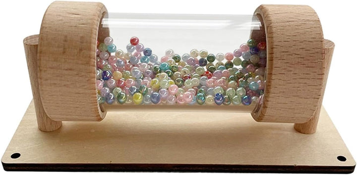 Holz Montessori Busy Board DIY Teile, Simulation Pipe Tubes, Rainmaker Sound DIY Material, Wooden To