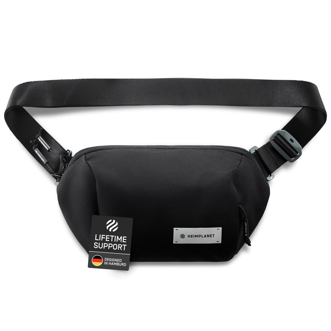 HEIMPLANET Original | Transit Line Sling Pocket | Wasserfeste Hüfttasche aus hochwertigem DYECOSHELL
