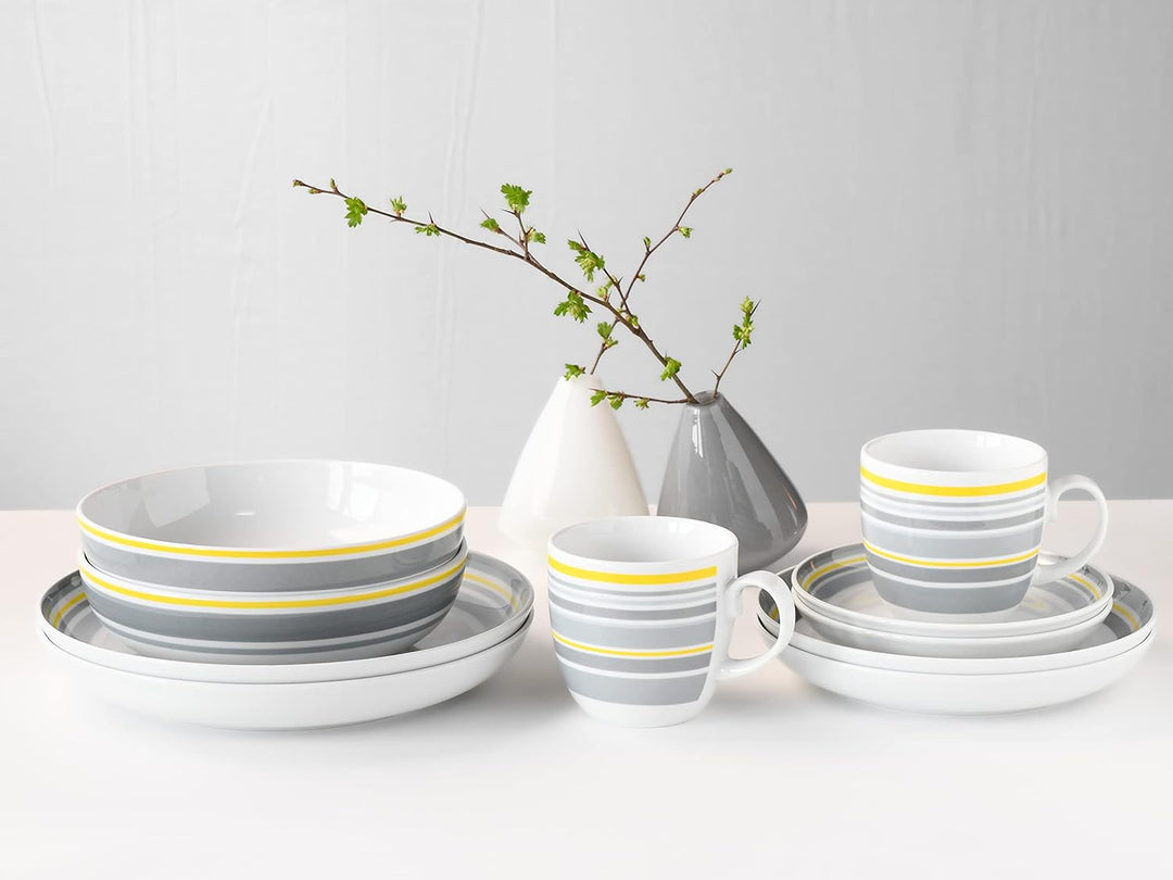 CreaTable, 22902, Serie Allround - Trend Line, Geschirrset, Kombiservice 10 teilig