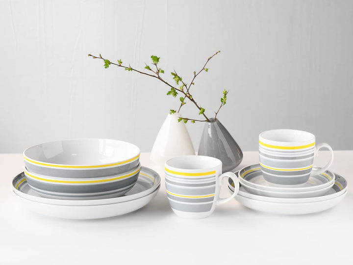CreaTable, 22902, Serie Allround - Trend Line, Geschirrset, Kombiservice 10 teilig