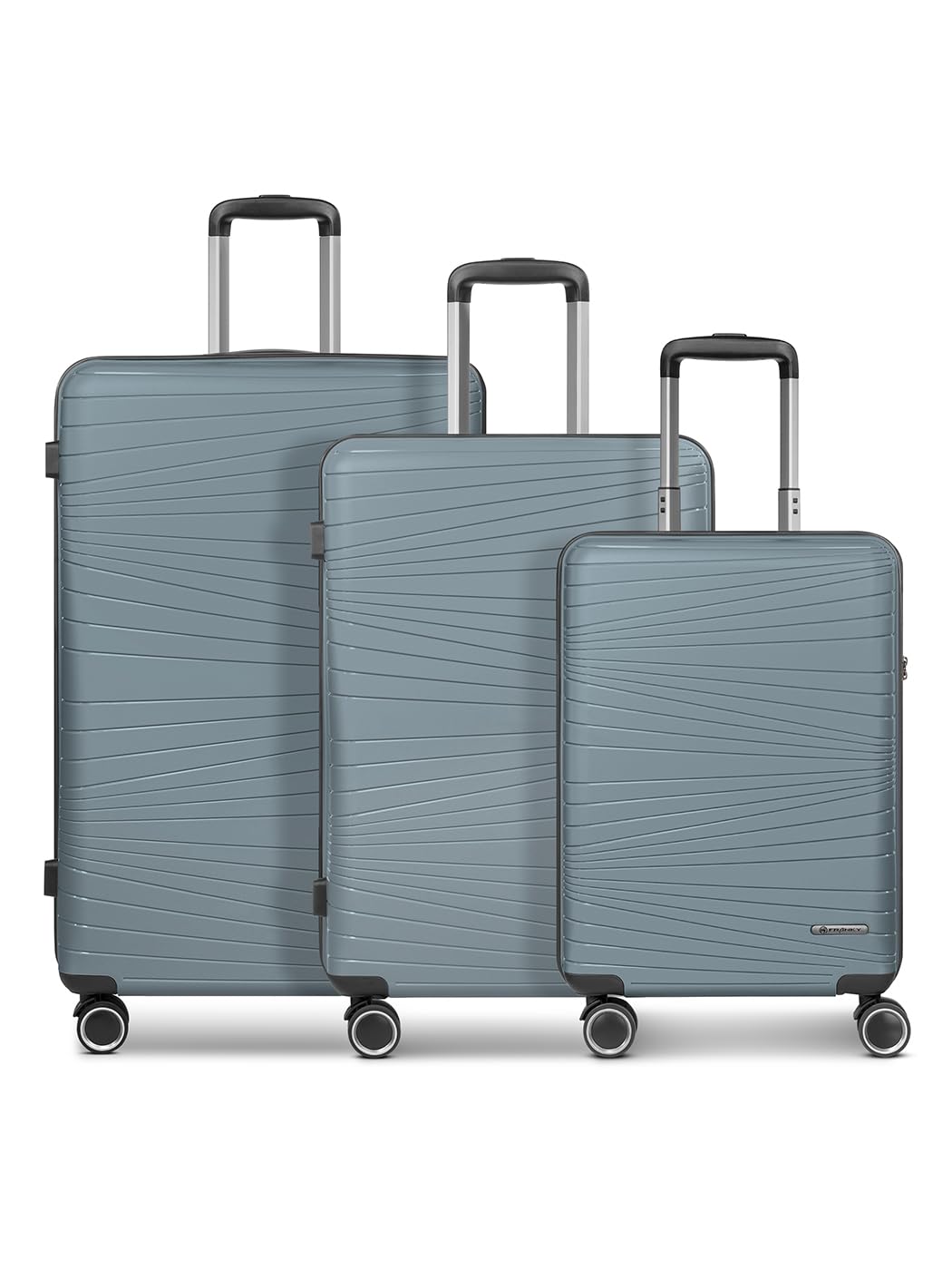 Franky Dallas 3.0 Hartschalen-Kofferset 3 teilig | Trolley-Set ausgestattet mit TSA-Schloss, 4 Rolle