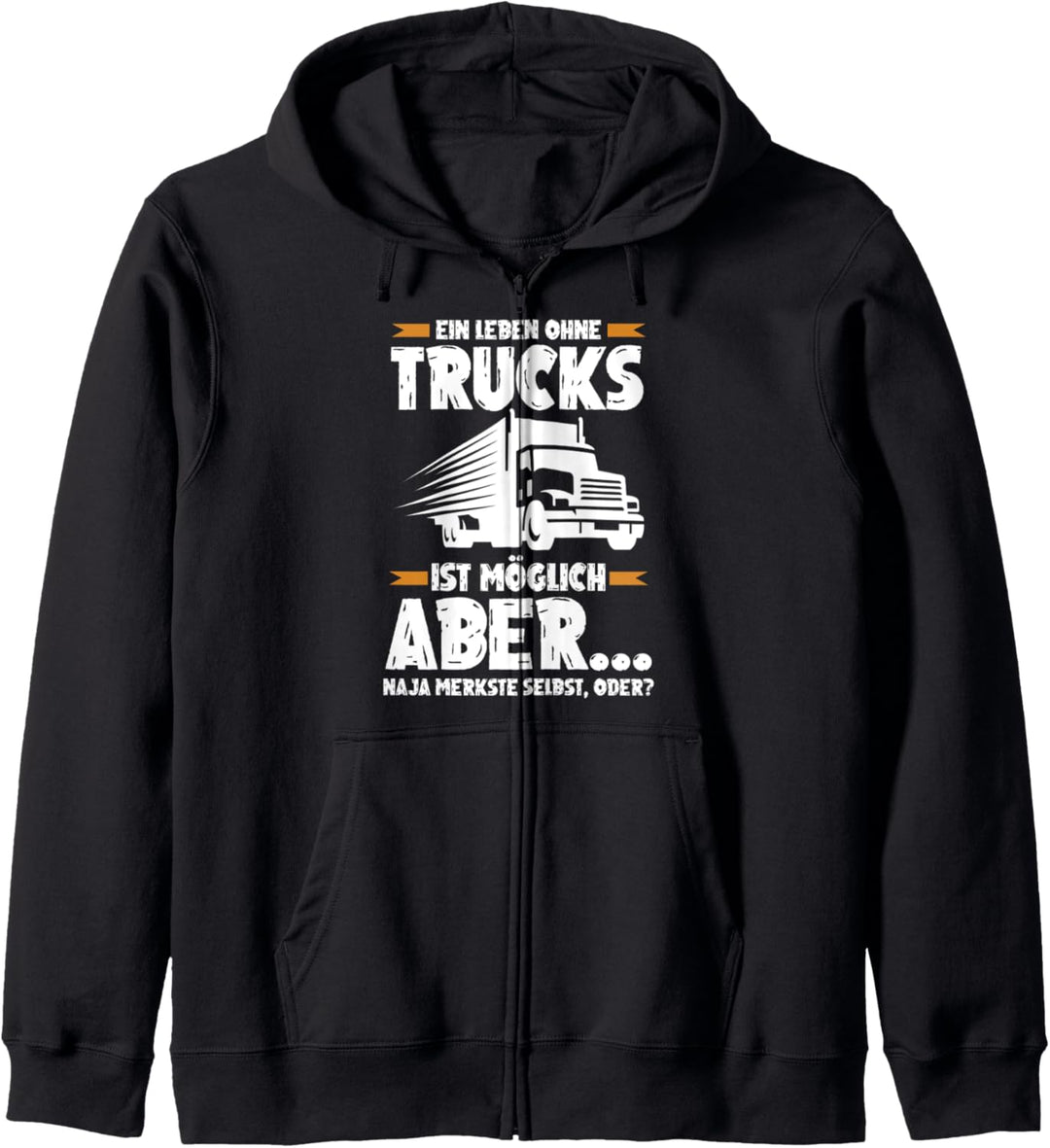 Trucker Fernfahrer Truck LKW-Fahrer LKW Kapuzenjacke