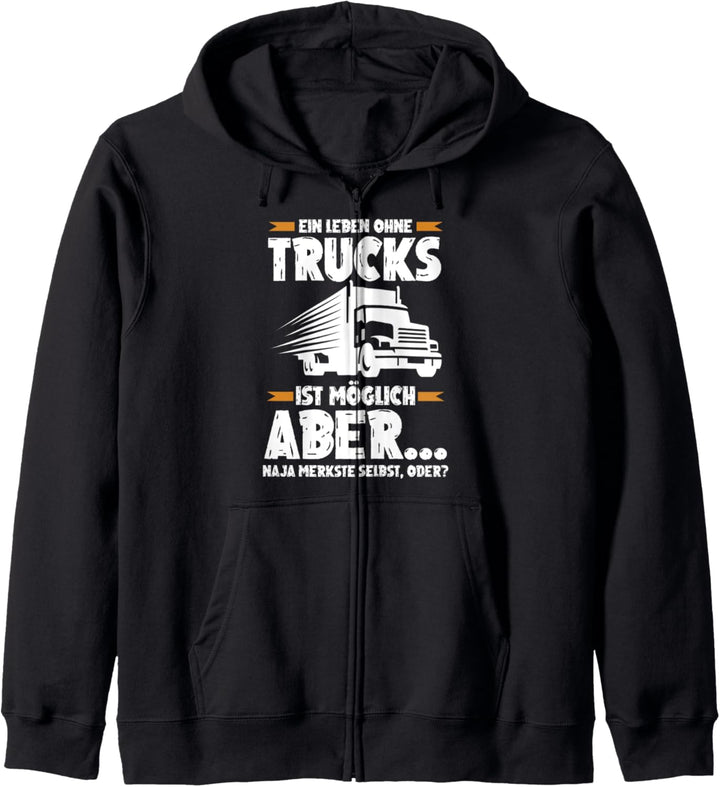 Trucker Fernfahrer Truck LKW-Fahrer LKW Kapuzenjacke