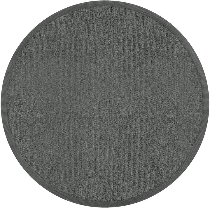 TT Home Krabbelmatte Babyzimmer Teppich Spielmatte Kinder Unifarben rutschfest Flauschig, Farbe: Gra