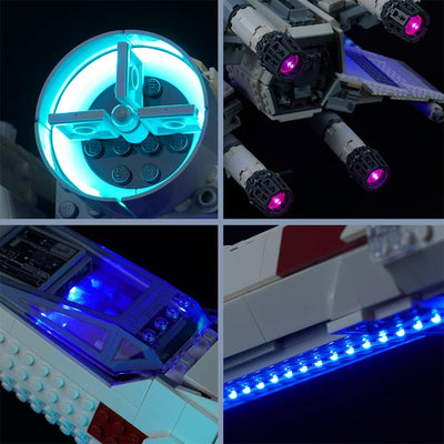 Led Licht Set für Lego 75355 X-Wing Starfighter (Kein Lego-Modell), Dekorationsbeleuchtungsset für L