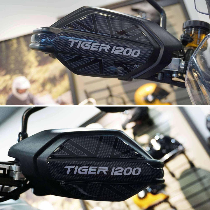 labelbike - 3D-Aufkleber Handschutz kompatibel mit Triumph Tiger 1200 GT - GT Pro - Rally Pro 2022