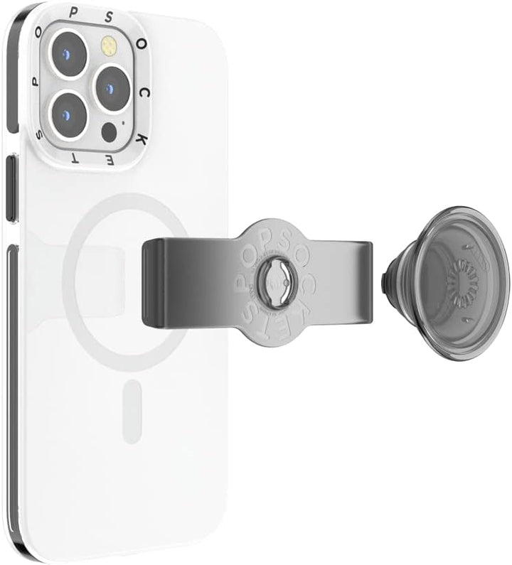 PopSockets: PopCase für MagSafe - Hülle für iPhone 13 Pro Max mit Abnehmbarem PopGrip Slide Sockel u