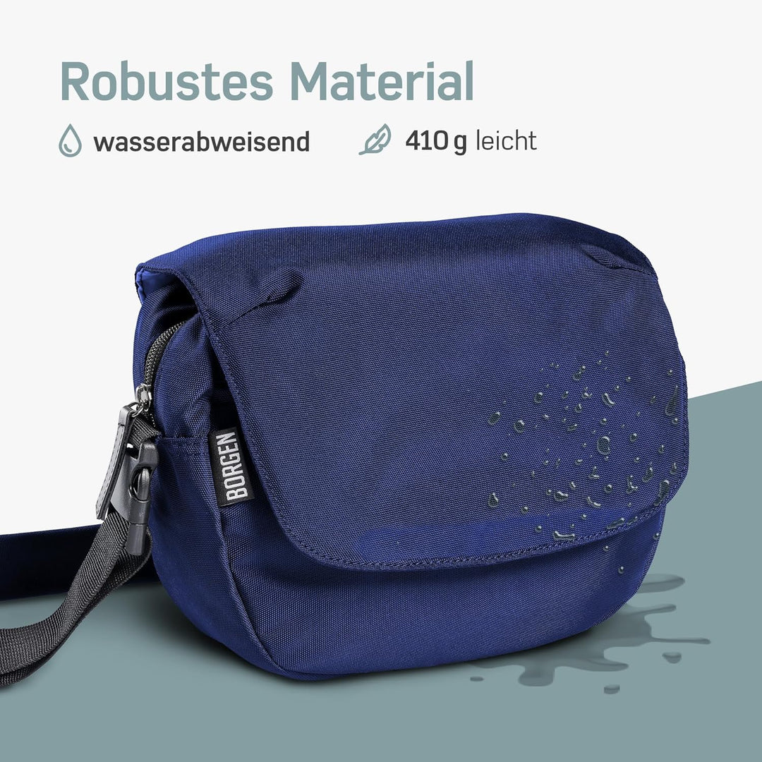 Borgen KLICKfix Lenkertasche Fahrrad - Wasserabweisende und geräumige Fahrrad Lenkertasche 5 L - Fah