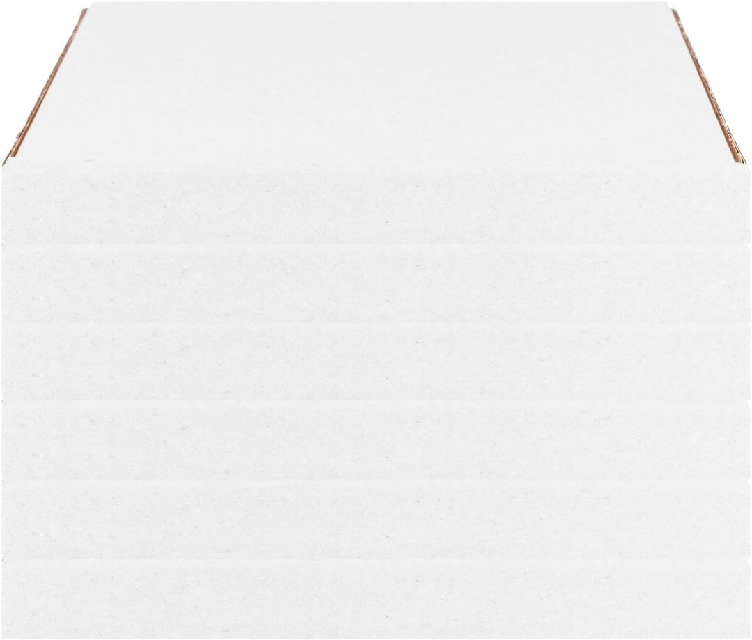 verpacking Grossbriefkartons Weiss 165x125x20 mm - A6 - Versand Post Faltschachtel Kalenderverpackun