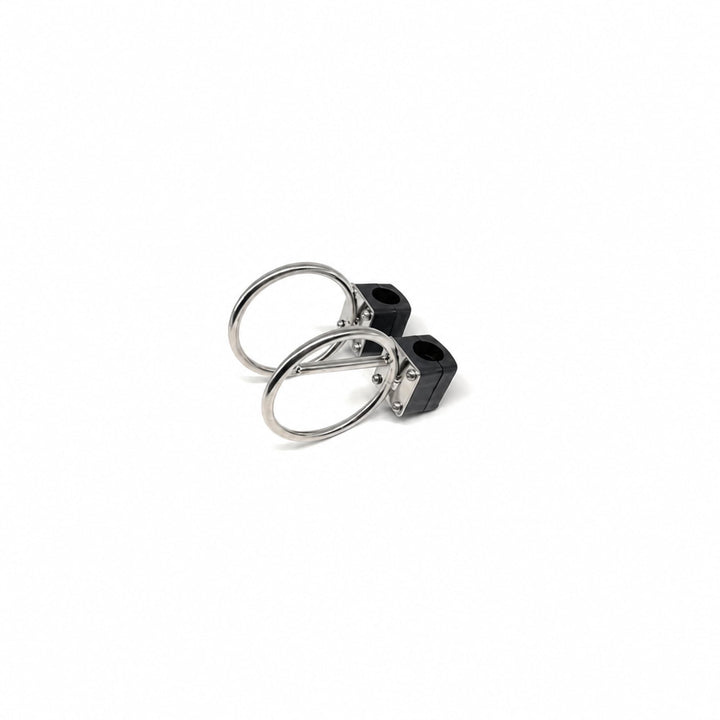 ARBO-INOX Spinnakerbaum Halter V4A Edelstahl – Verstellbare Relingbefestigung – Passend für 25 mm Re