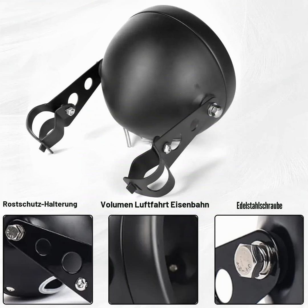 SKUNTUGUANG 5 3/4 5,75 Zoll Led Scheinwerfer Housing Bracket Eimer für Motorrad Schwarz