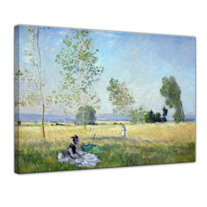 Bilderdepot24 Bild auf Leinwand | Claude Monet Sommer in 60x50 cm als Wandbild | Wand-deko Dekoratio