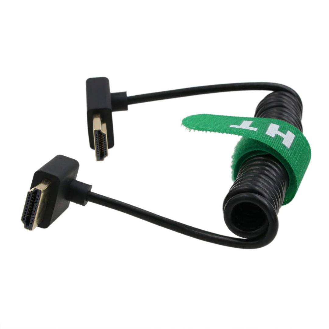 HangTon HDMI 4K 8K 60p UHD Aufgespult Kabel für ATOMOS Shinobi Portkeys BM5 FEELWORLD Blackmagic Vid