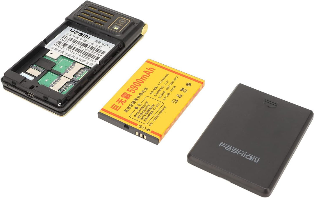Zunate Entsperrtes Klapptelefon, 3 Zoll Grosse Tasten, Grosse Schriftarten, Klapphandy für Senioren,