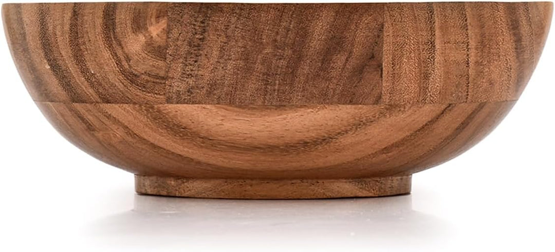 Obstschale aus Akazienholz, Obstschale für Küchentheke, als Heimdekoration, Schlüsselhalter für den