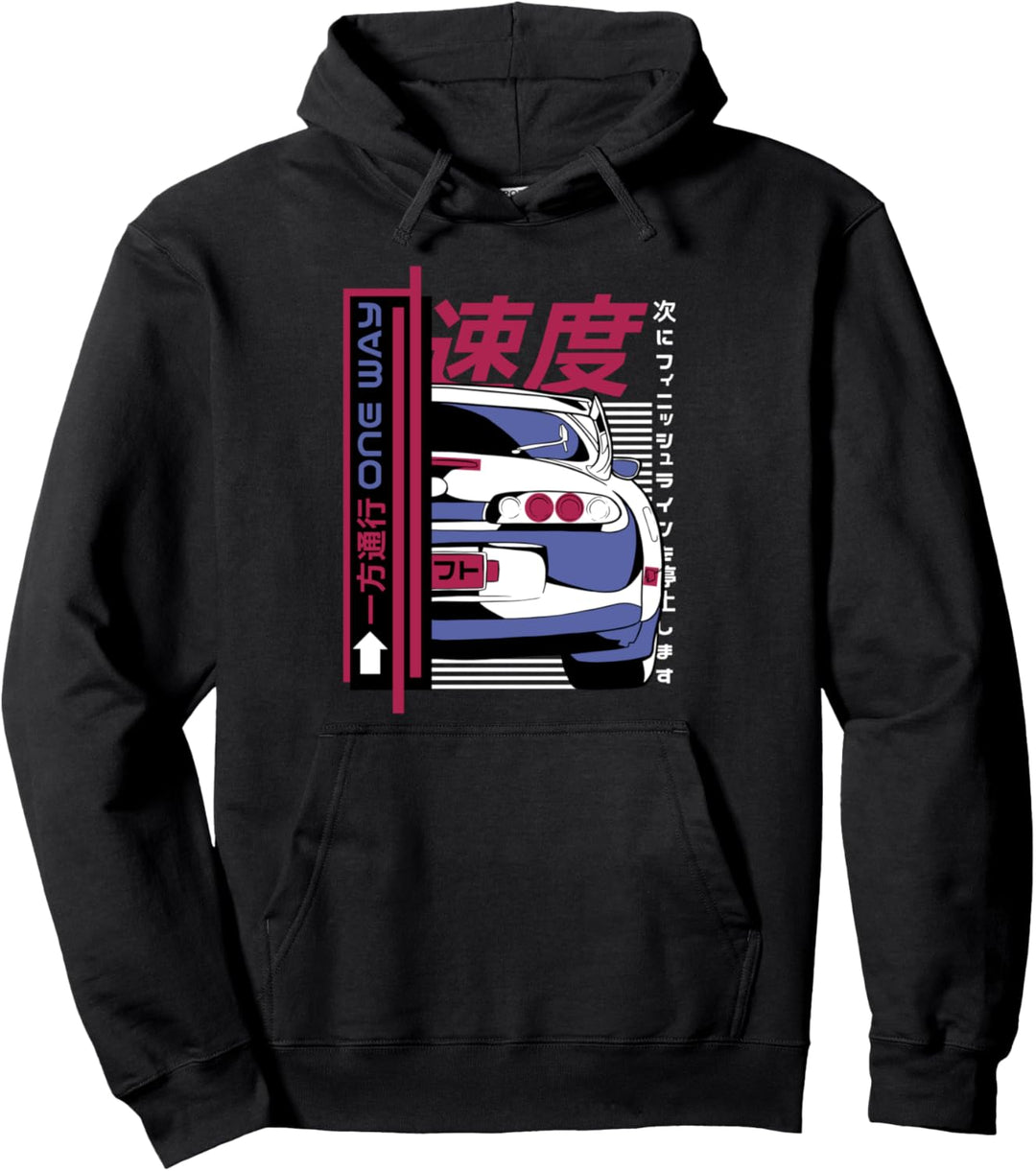 JDM Hoodie Herren Japanese Drift Tuning Car Gaming JDM Auto Pullover Hoodie
