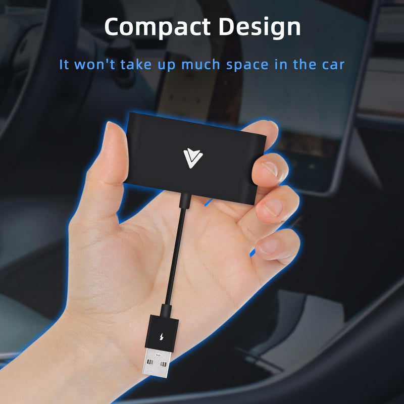 Mcbazel Android Auto Wireless Adapter, Datenübertragung 5 GHz, Auto Connect mit Typ-C-Adapter, Konve