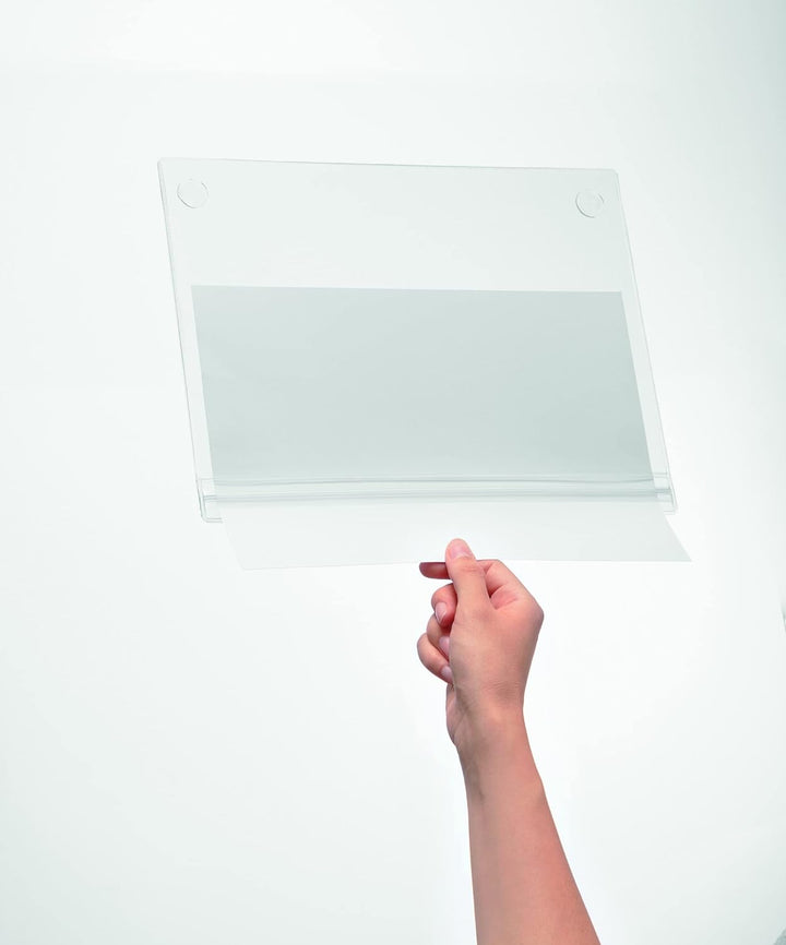 Durable 501619 Plakattasche wasserdicht A4 selbstklebend, Beutel à 5 Stück, transparent, A4 selbstkl