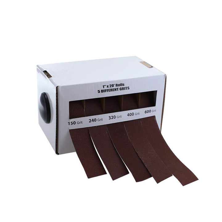 Meichoon Schleifpapier Schleifpapier mit Spender Körnung 150 240 320 400 600 Schleifpapierrolle für