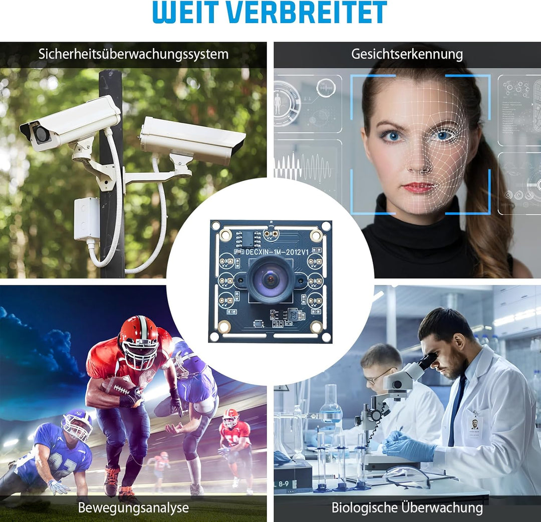 CISSIYOG OV9732 Kameramodul,3 STK 100-Grad-Kameramodul,Kompatibel mit Autodart Kamerasystem,1280 X 7