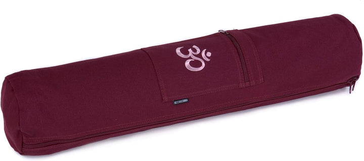 Yogatasche Yogibag® Basic - Zip - Cotton - 65 Cm - Om Bordeaux, Bordeaux