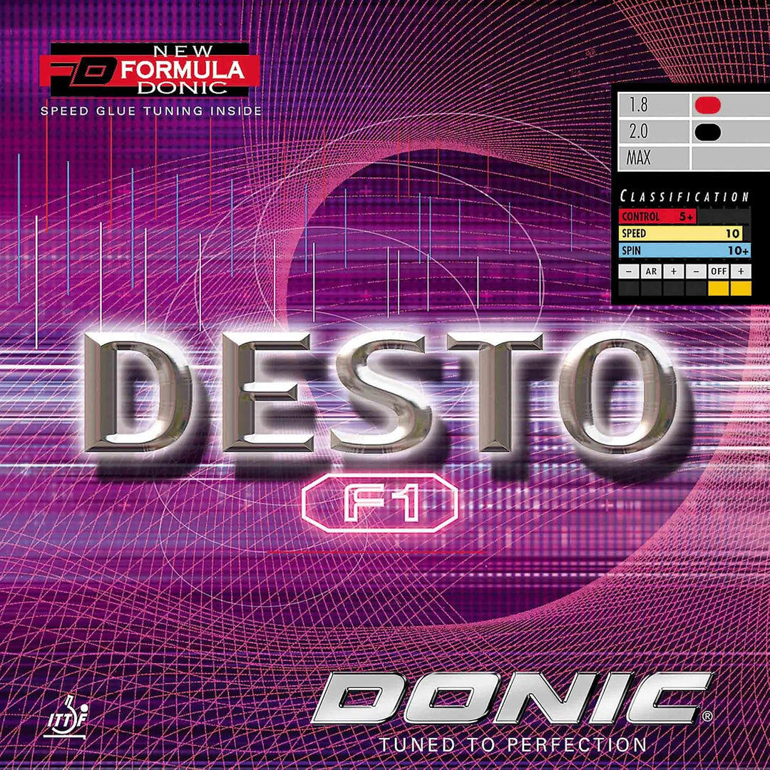 Donic Belag Desto F1 blau 2,3 mm, blau 2,3 mm