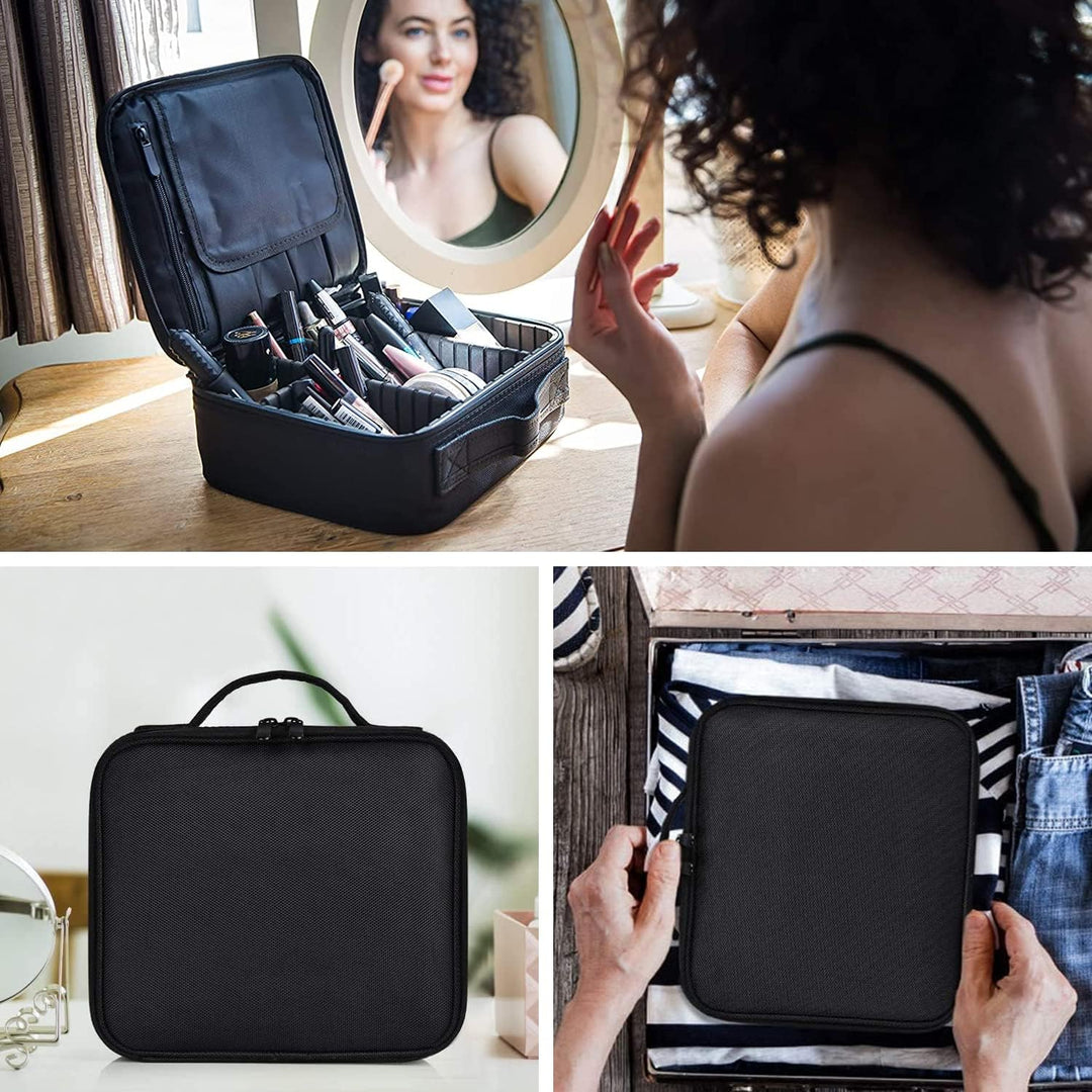 Professionelle Kosmetiktasche Damen Schminktasche Gross Reise Make-Up-Organizer Tasche, wasserdichte