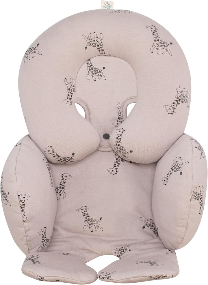 JYOKO KIDS Sitzverkleinerer Antiallergikum Universal Baby 100% Baumwolle (Giraffe, Enthält Kopf-, ei