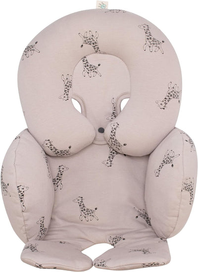 JYOKO KIDS Sitzverkleinerer Antiallergikum Universal Baby 100% Baumwolle (Giraffe, Enthält Kopf-, ei