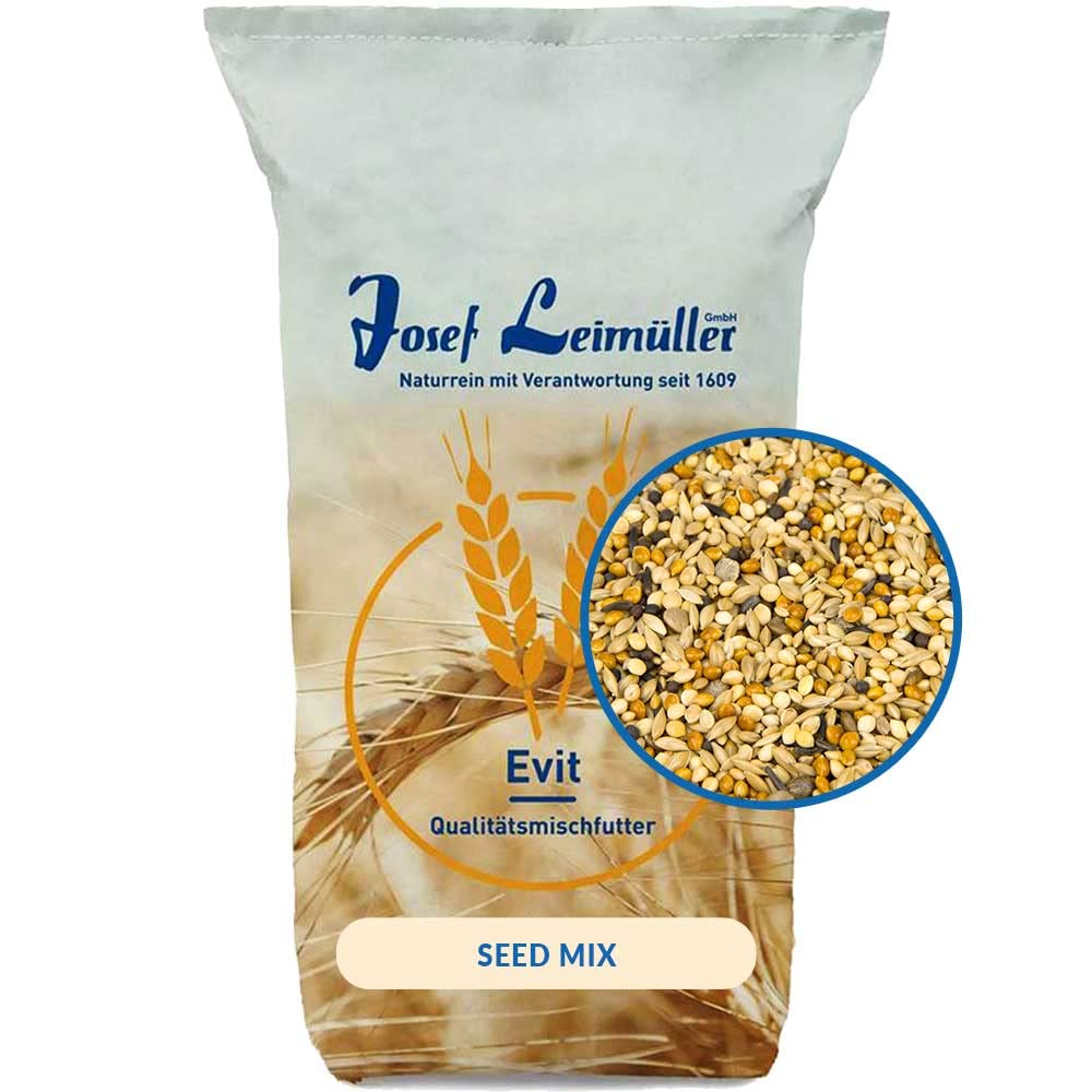 Leimüller Taubenfutter Sämereien Mix 25 kg - Artgerechtes Futter ohne GVO und Staub