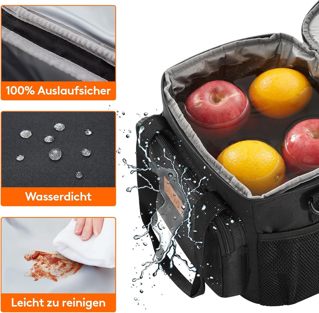 Lifewit Grosse Mittagstasche 12-Dosen (8.5L) Isolierte Lunchbox Weiche Kühlbox Kühltasche für Erwach