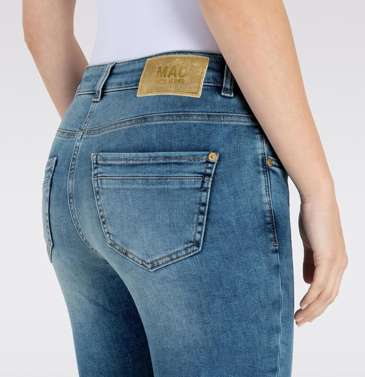 Mac Damen Jeans Rich Slim Slim Fit, 34W / 26L D415 Authentic Indigo Used