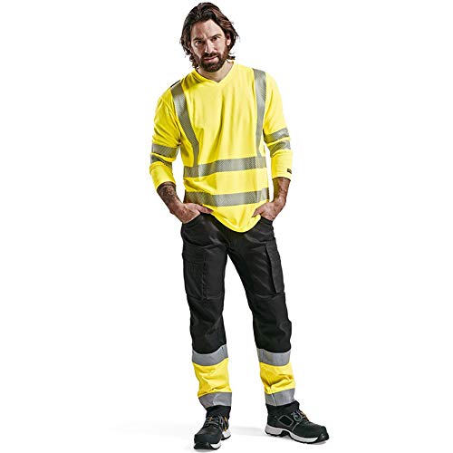Blakläder 155118119933D124 Warn-Bundhose Grösse mit Stretch in schwarz/gelb, D124 D124 Black / Yello