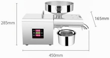 Edelstahl ÖLpresse ÖLmüHle Expeller Extraktion Maschine ÖL Automatische OIL Press Automatischer Masc